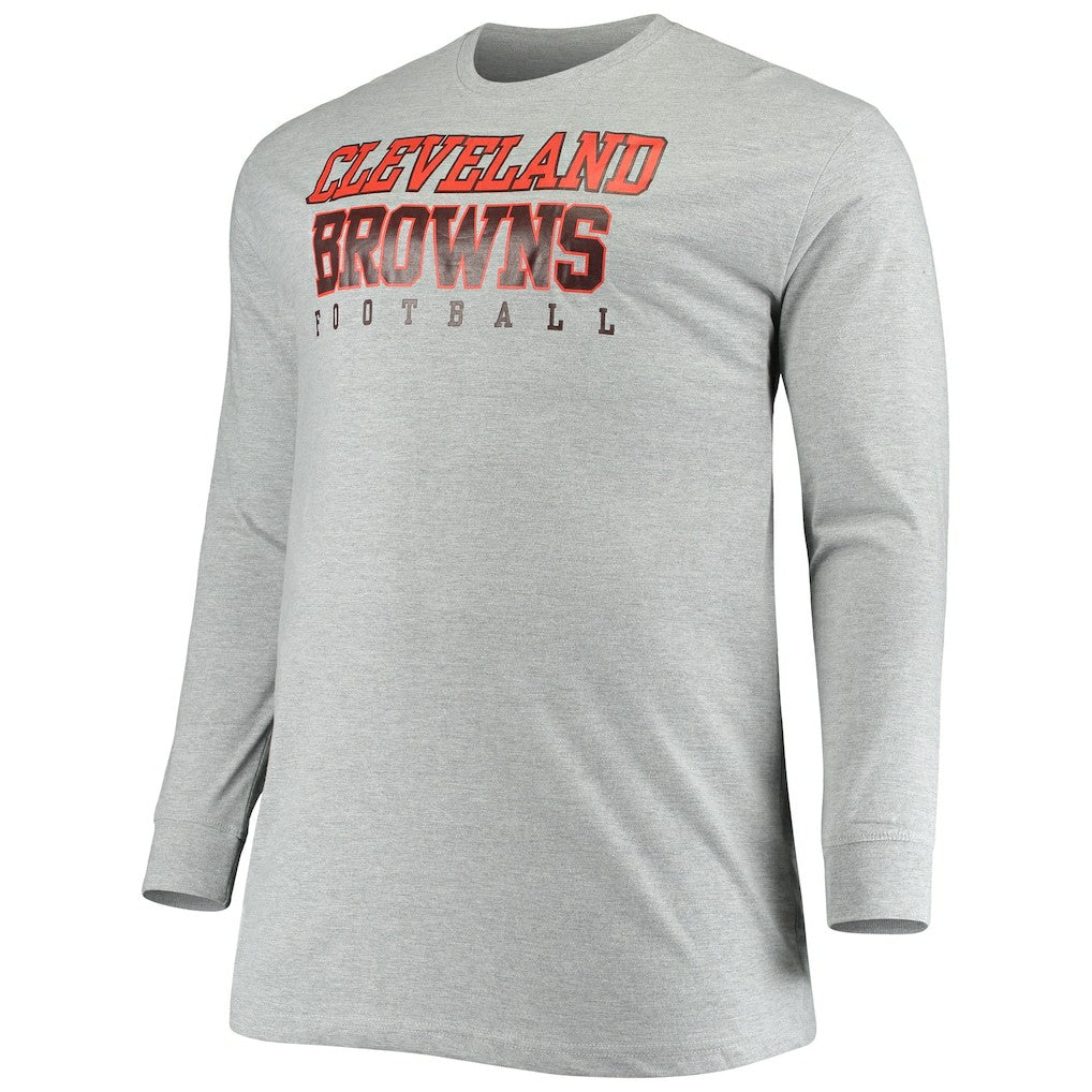 Big & Tall Practice Long Sleeve T-Shirt - Cleveland Browns