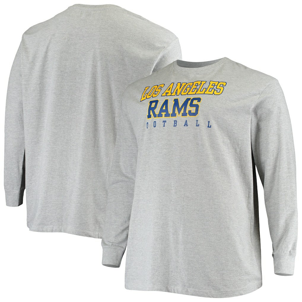 Big & Tall Practice Long Sleeve T-Shirt - Los Angeles Rams