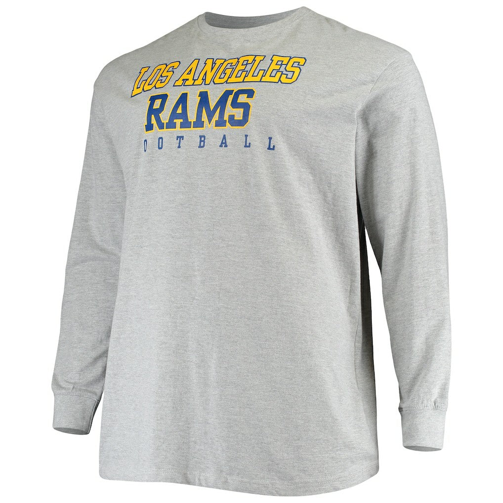 Big & Tall Practice Long Sleeve T-Shirt - Los Angeles Rams