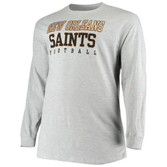 Big & Tall Practice Long Sleeve T-Shirt - New Orleans Saints