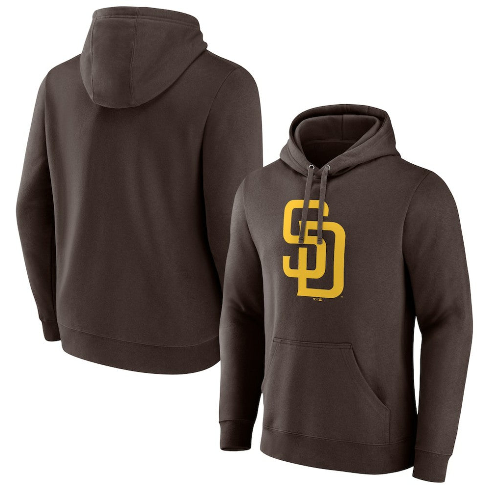 MLB San Diego Padres Official Logo Fitted Pullover Hoodie