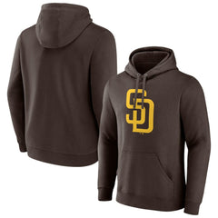 MLB San Diego Padres Official Logo Fitted Pullover Hoodie