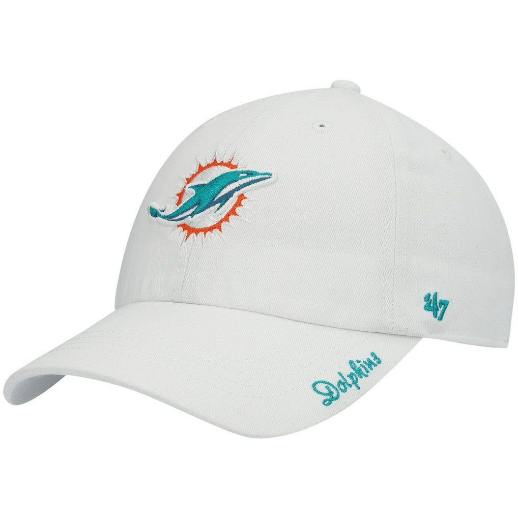 '47 Women's Miata Clean Up Logo Adjustable Hat - Miami Dolphins