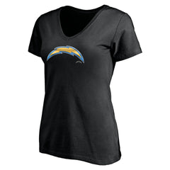 Women's Midnight Mascot Logo V-Neck T-Shirt - Los Angeles Chargers