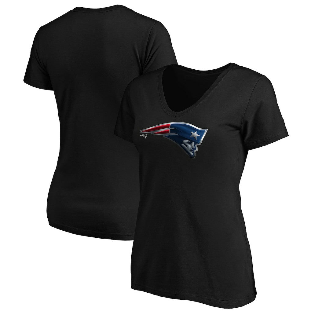 Women's Midnight Mascot Logo V-Neck T-Shirt - New England Patriots