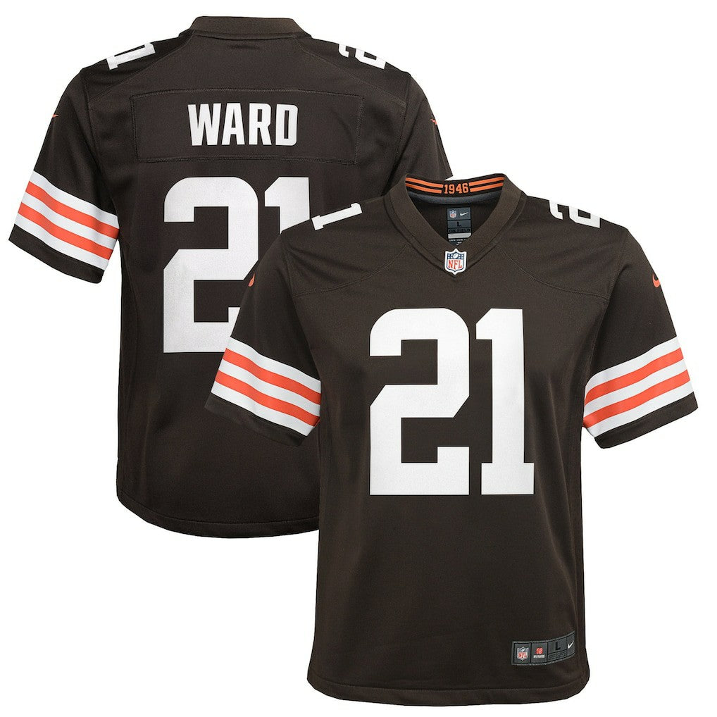 Denzel Ward  Youth Game Jersey - Cleveland Browns
