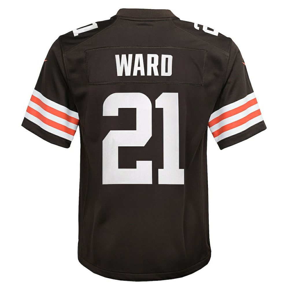 Denzel Ward  Youth Game Jersey - Cleveland Browns