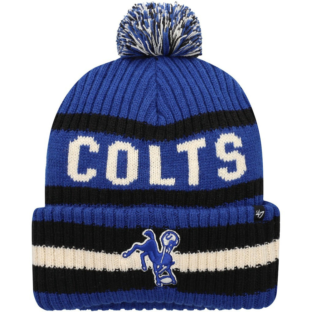 '47 Bering Cuffed Knit Hat with Pom - Indianapolis Colts