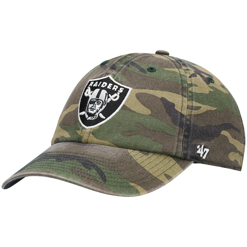 '47 Woodland Clean Up Adjustable Hat - Las Vegas Raiders