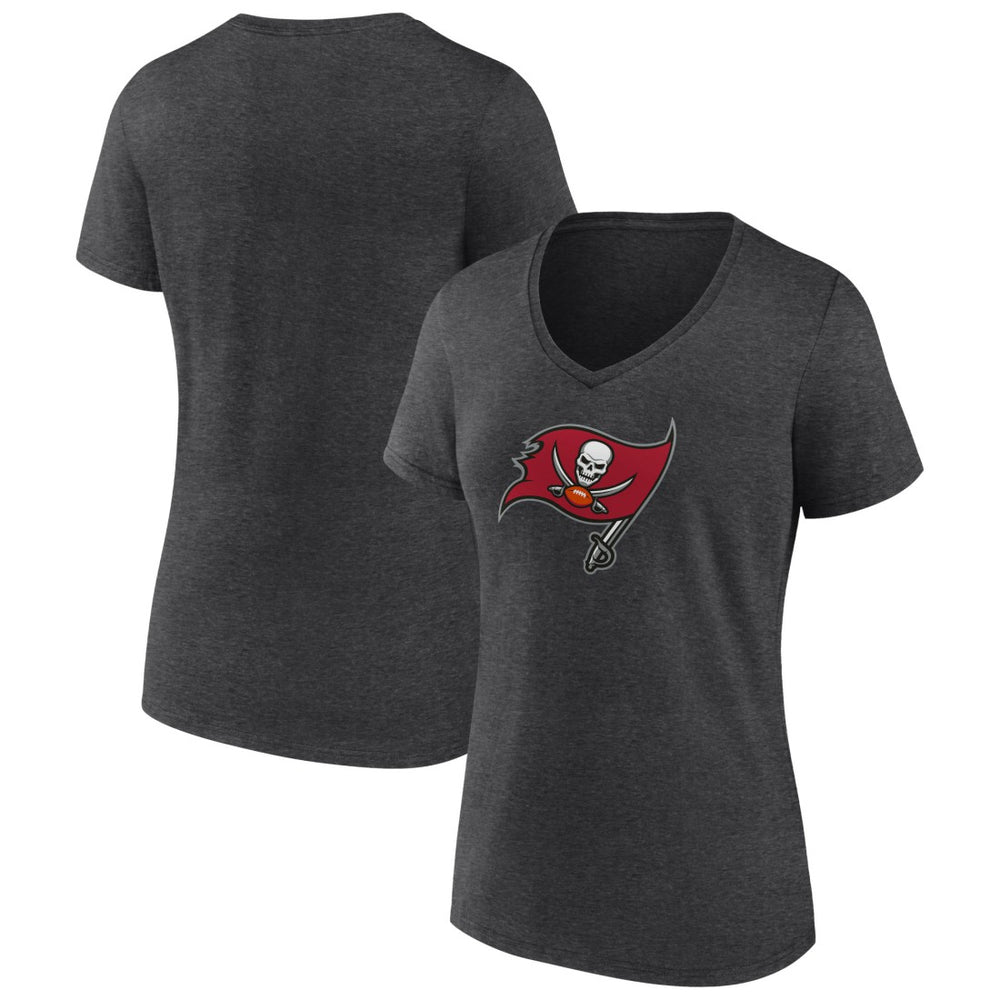 Women's Primary Team Logo V-Neck T-Shirt - Tampa Bay Buccaneers
