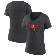 Women's Primary Team Logo V-Neck T-Shirt - Tampa Bay Buccaneers