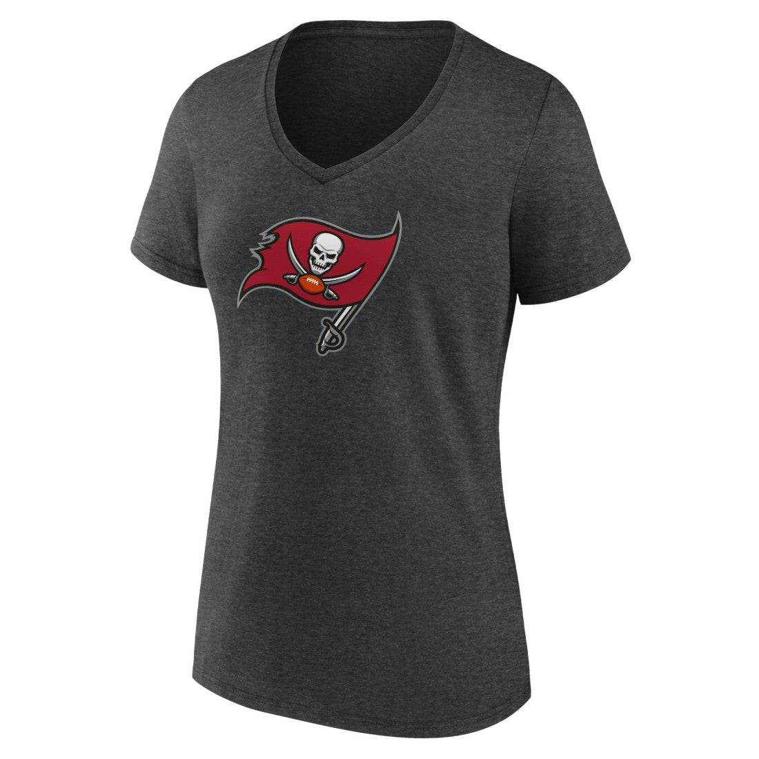 Women's Primary Team Logo V-Neck T-Shirt - Tampa Bay Buccaneers