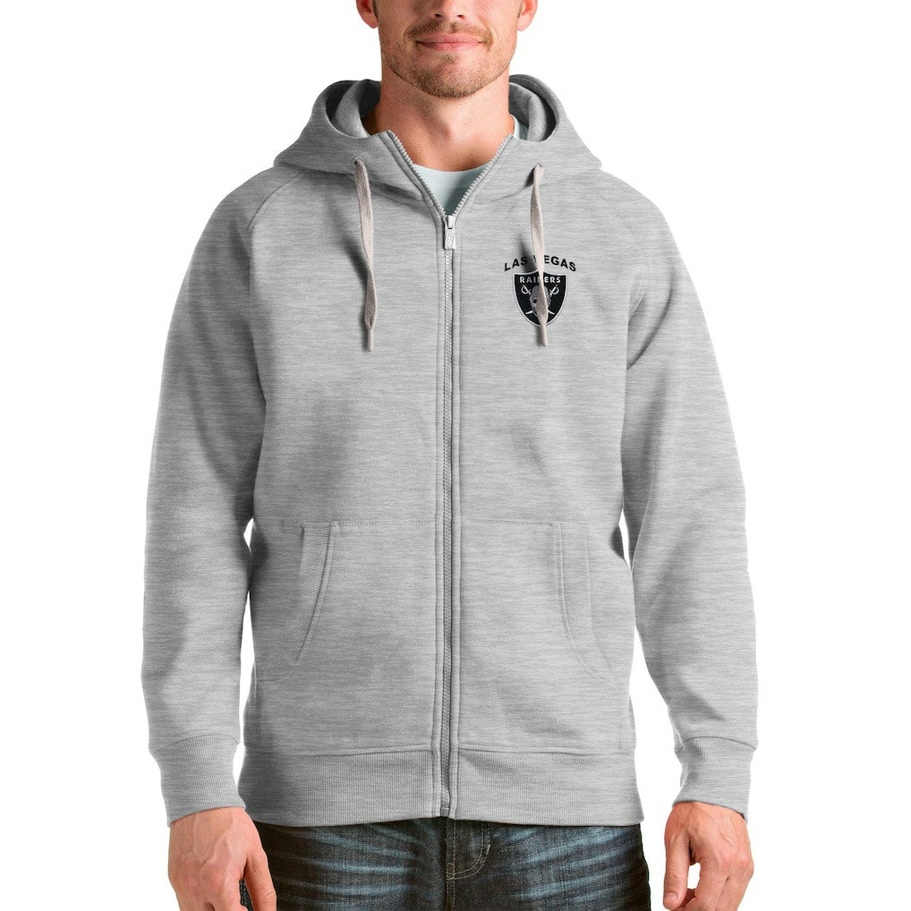 Antigua Victory Full-Zip Hoodie - Las Vegas Raiders