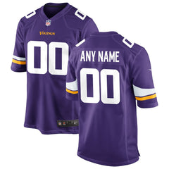 Custom Game Jersey - Minnesota Vikings