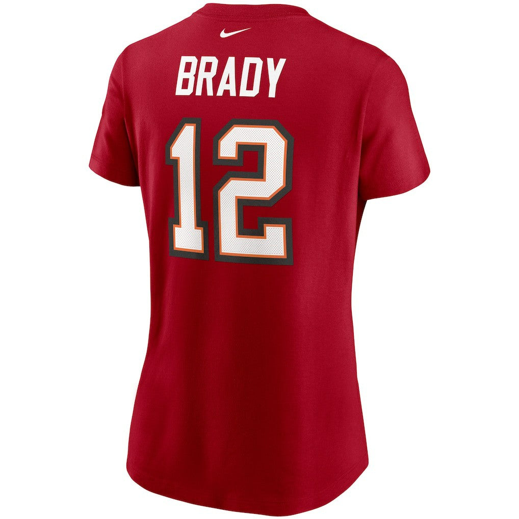 Tom Brady  Women's Name & Number T-Shirt - Tampa Bay Buccaneers