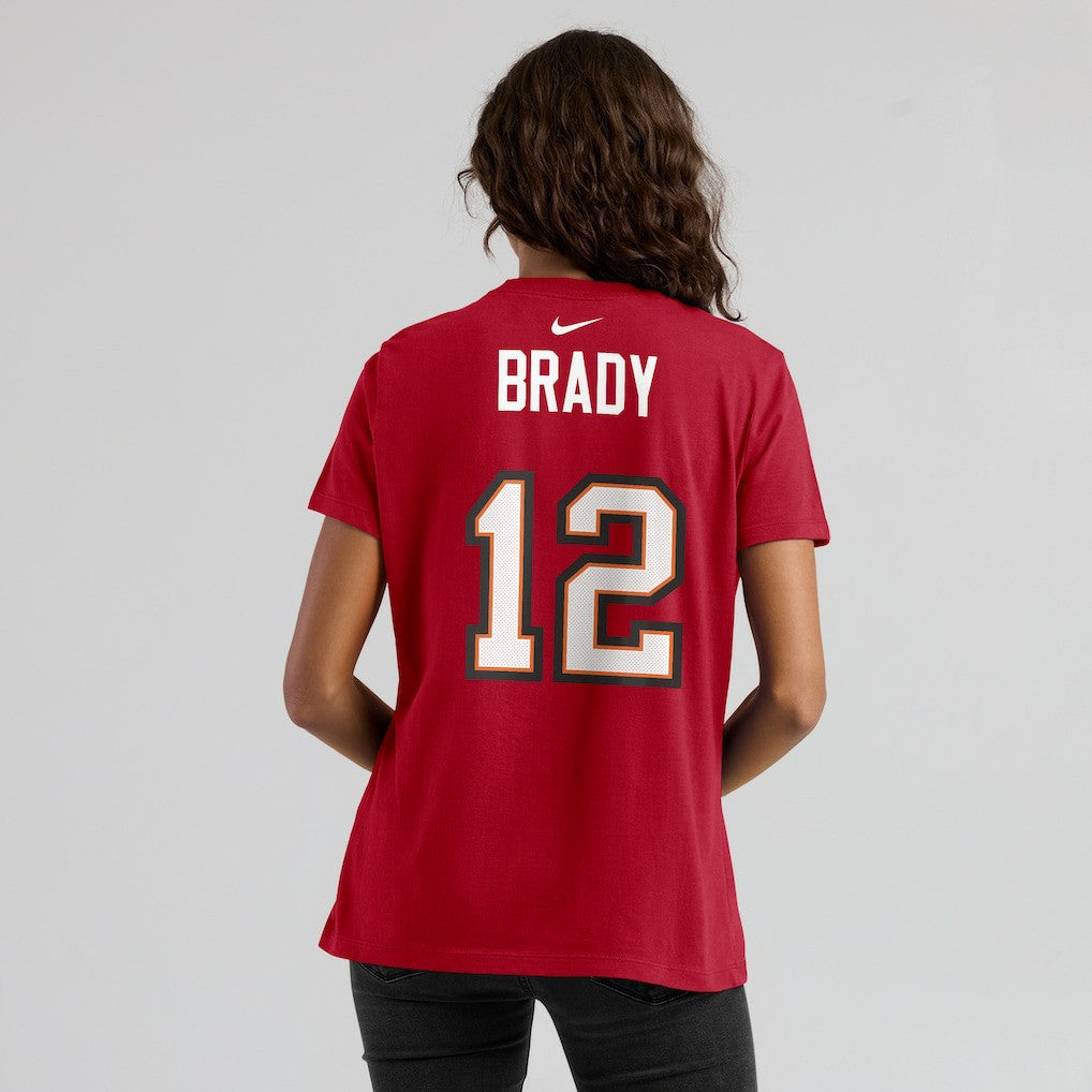 Tom Brady  Women's Name & Number T-Shirt - Tampa Bay Buccaneers