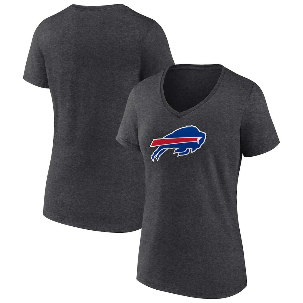 Women's Primary Team Logo V-Neck T-Shirt - Buffalo Bills