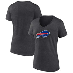 Women's Primary Team Logo V-Neck T-Shirt - Buffalo Bills