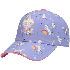 '47 Girls Preschool Unicorn Clean Up Adjustable Hat - New Orleans Saints
