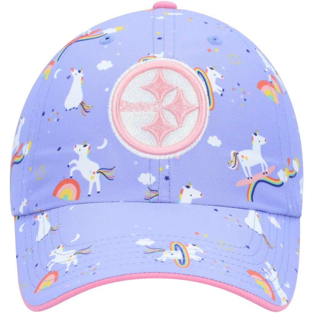 '47 Girls Preschool Unicorn Clean Up Adjustable Hat - Pittsburgh Steelers