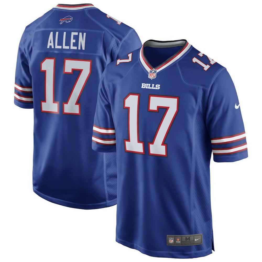 Josh Allen  Team Game Player Jersey - Buffalo Bills