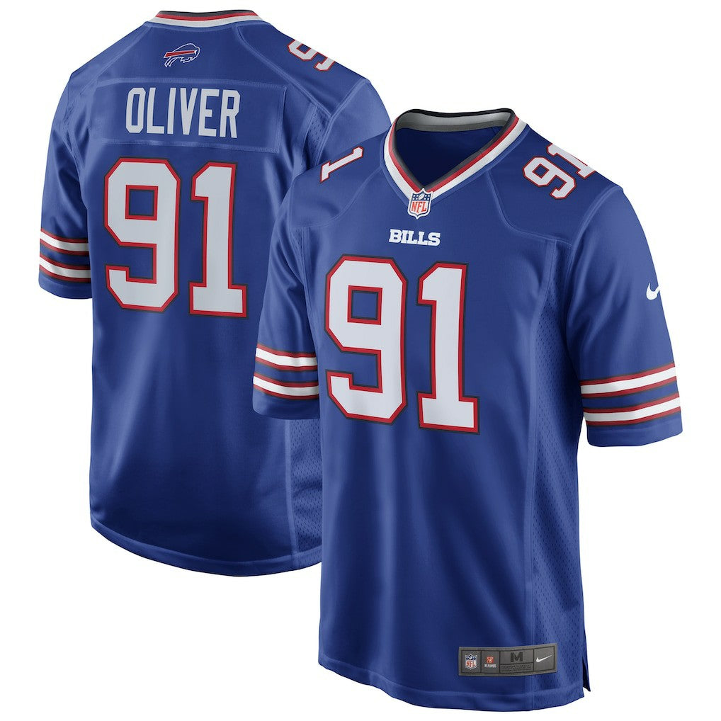 Ed Oliver  Team Game Player Jersey - Buffalo Bills