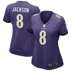 Lamar Jackson  Women's Game Jersey - Baltimore Ravens