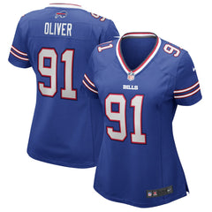 Ed Oliver  Women's Game Jersey - Buffalo Bills