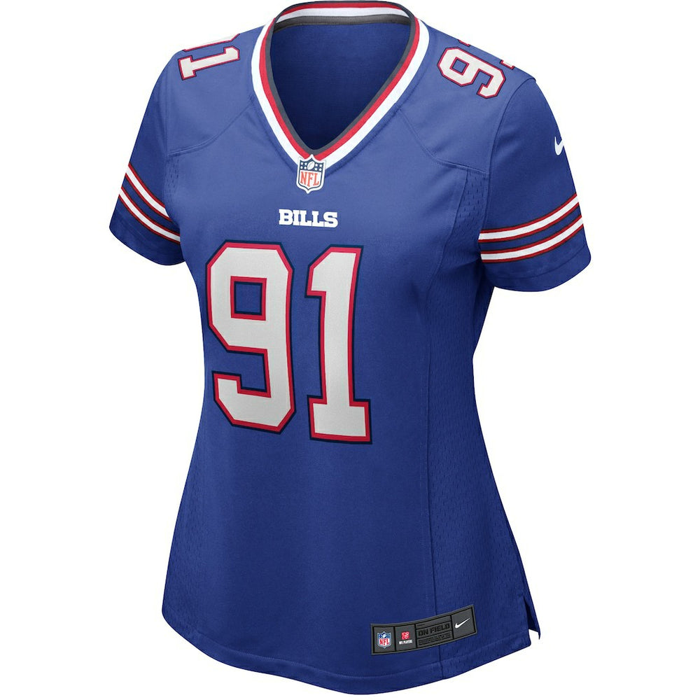 Ed Oliver  Women's Game Jersey - Buffalo Bills