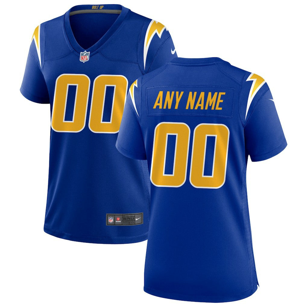 Women's Alternate Custom Game Jersey - Los Angeles Chargers
