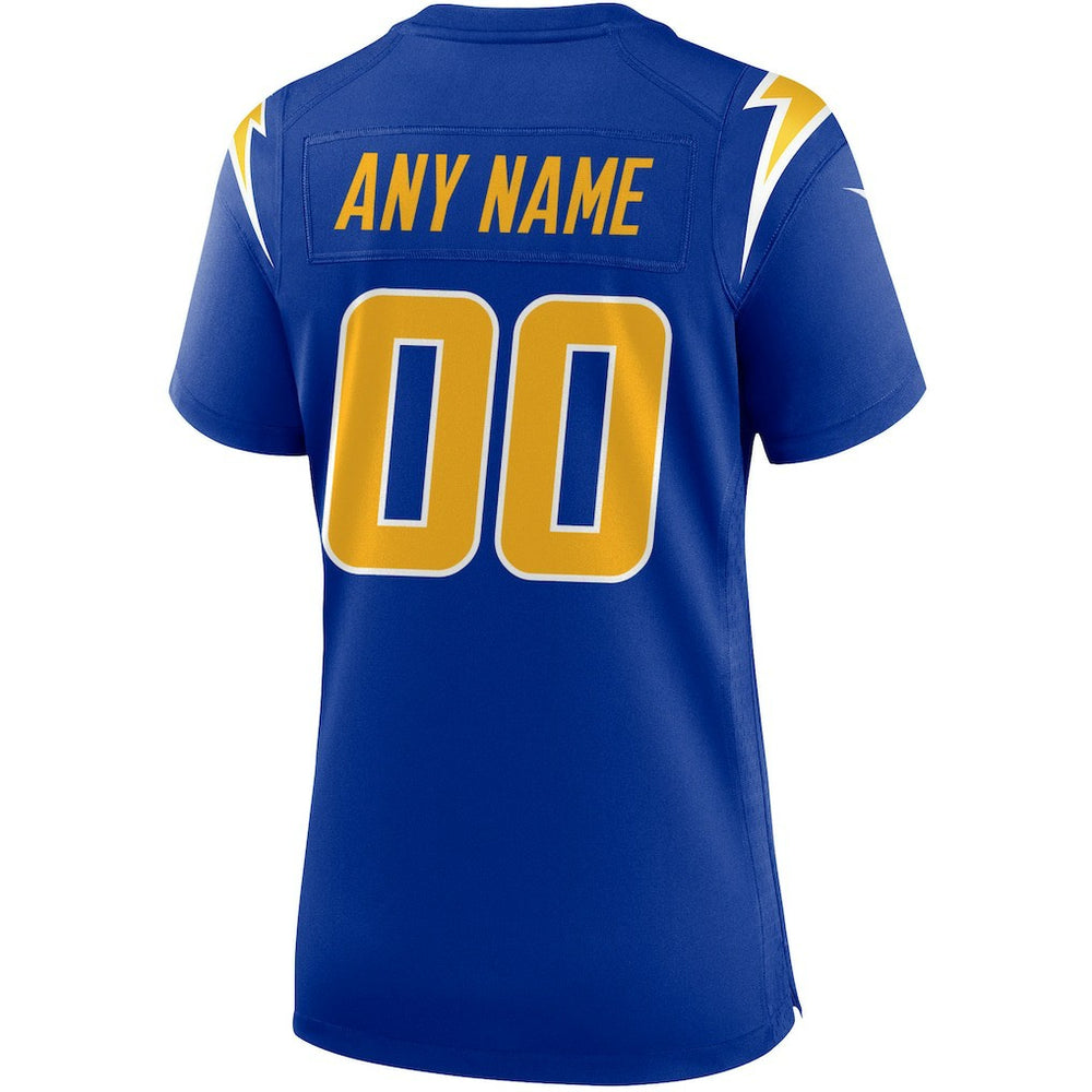 Women's Alternate Custom Game Jersey - Los Angeles Chargers
