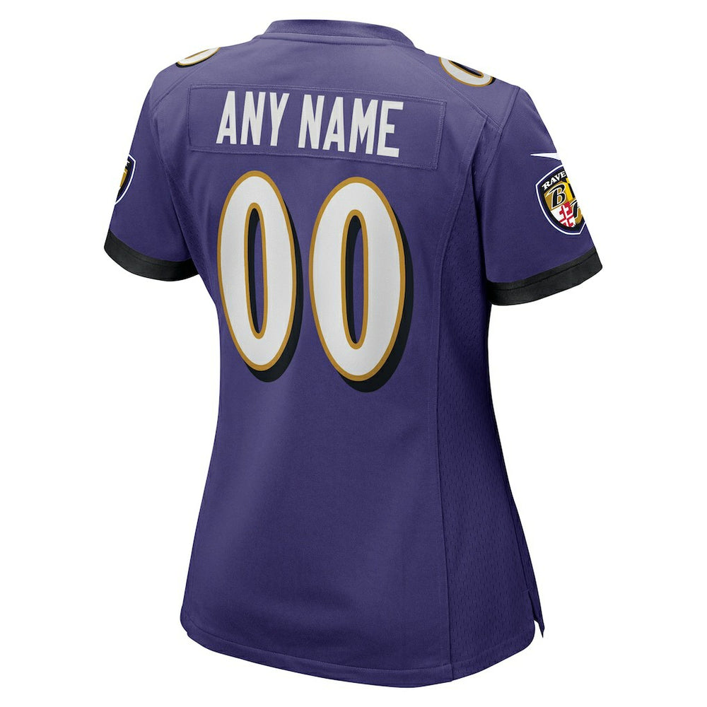 Women's Custom Game Jersey - Baltimore Ravens