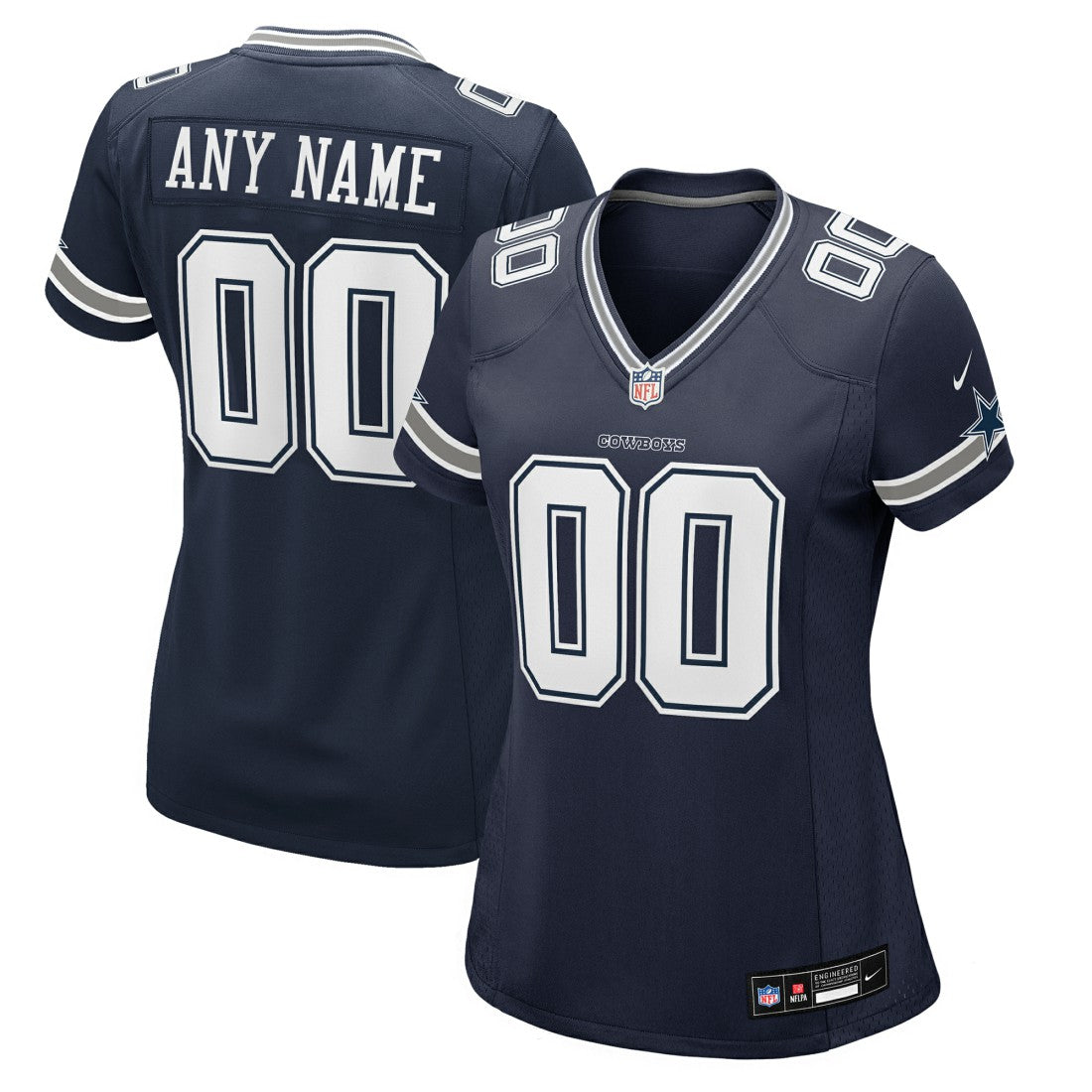 Women's Custom Game Jersey - Dallas Cowboys