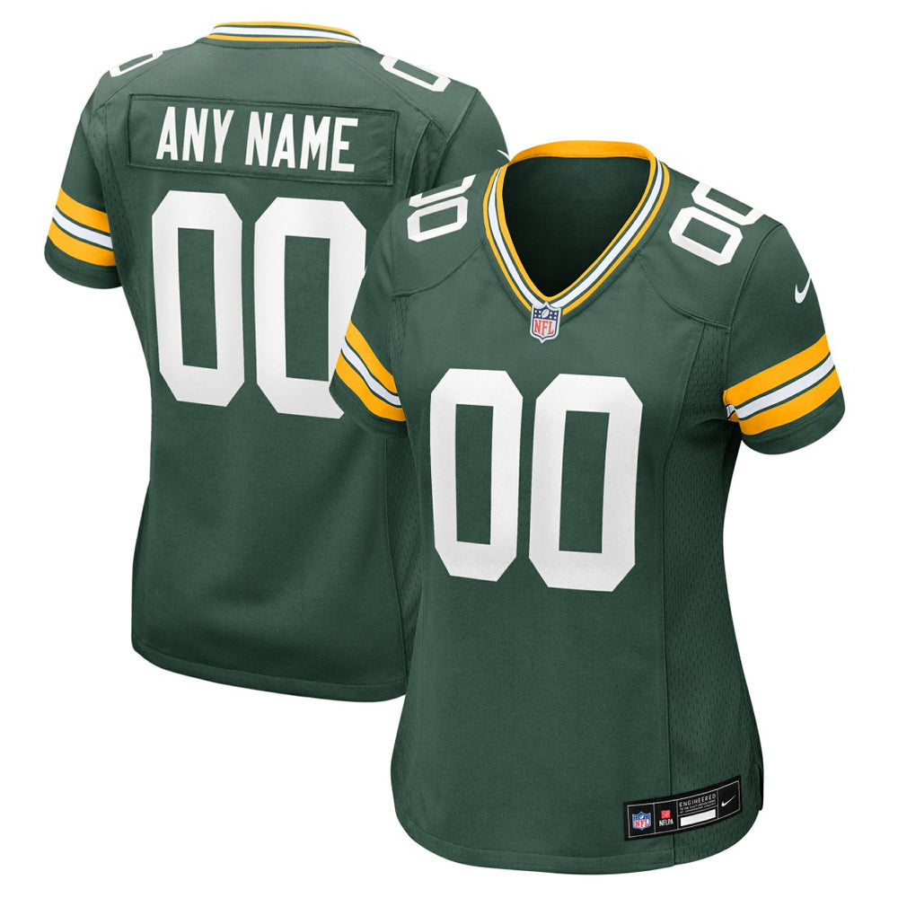 Women's Custom Game Jersey - Green Bay Packers