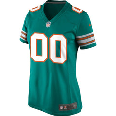 Women's Alternate Custom Game Jersey - Miami Dolphins