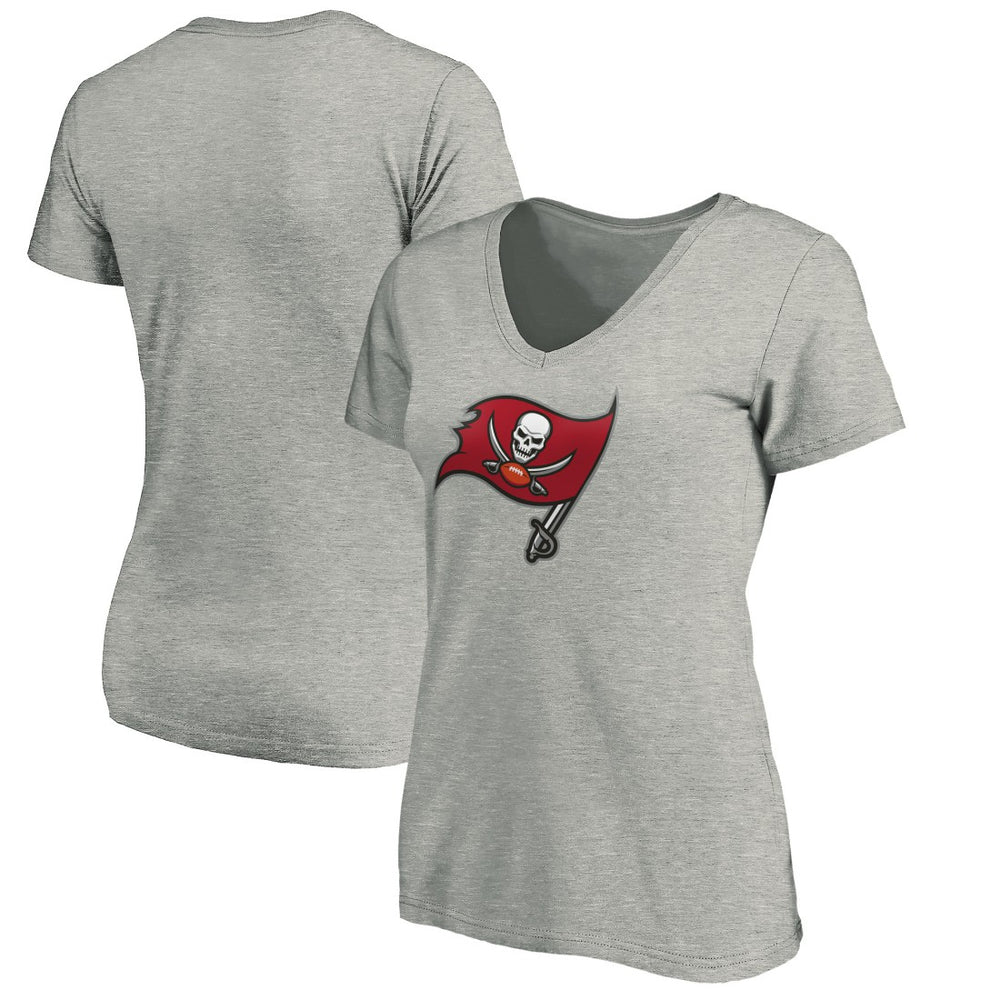 Women's Primary Logo V-Neck T-Shirt - Tampa Bay Buccaneers