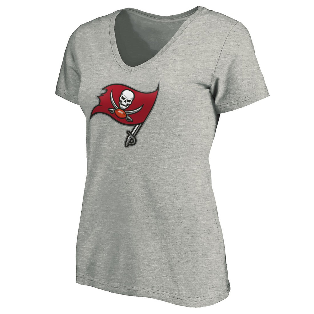 Women's Primary Logo V-Neck T-Shirt - Tampa Bay Buccaneers