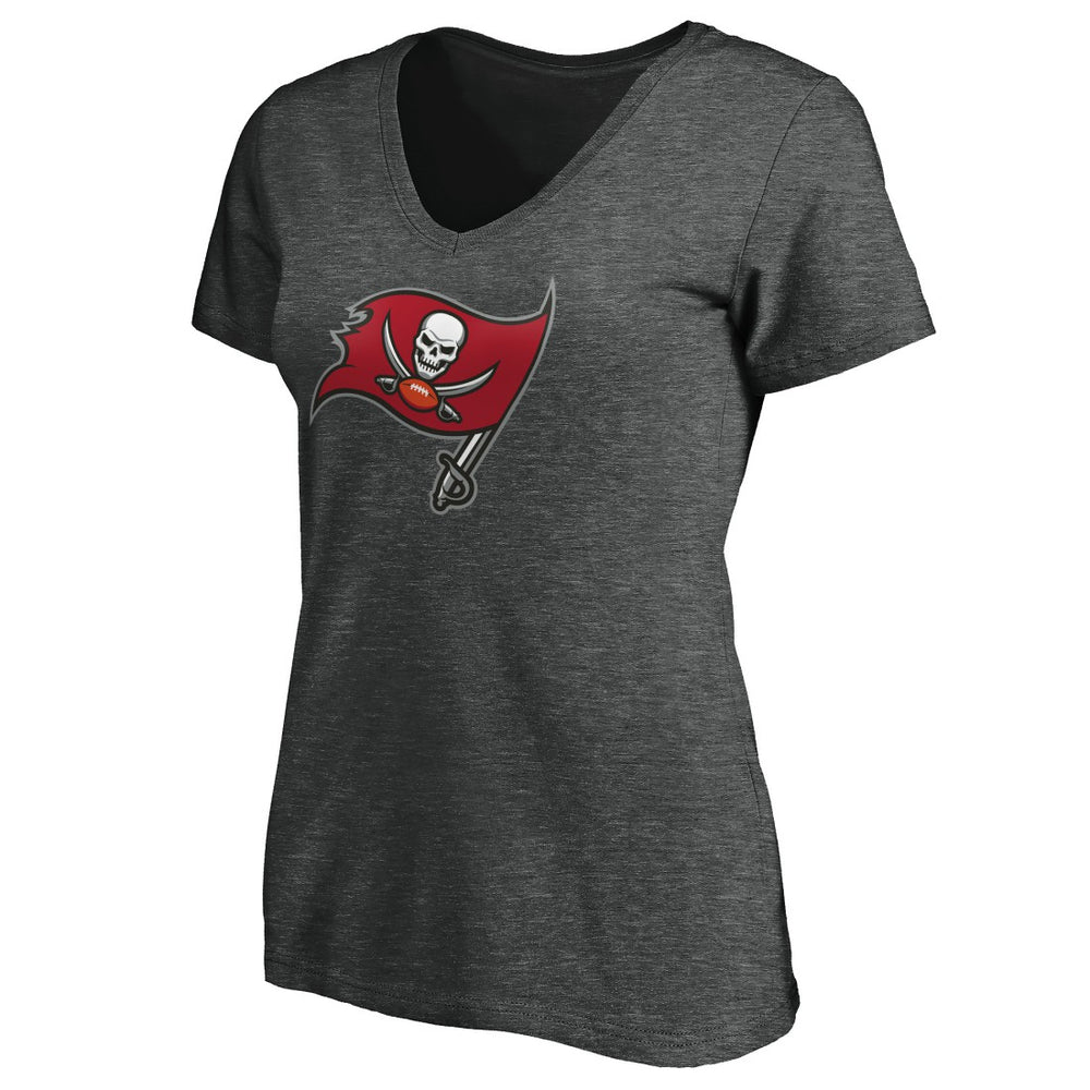 Women's Primary Logo V-Neck T-Shirt - Tampa Bay Buccaneers