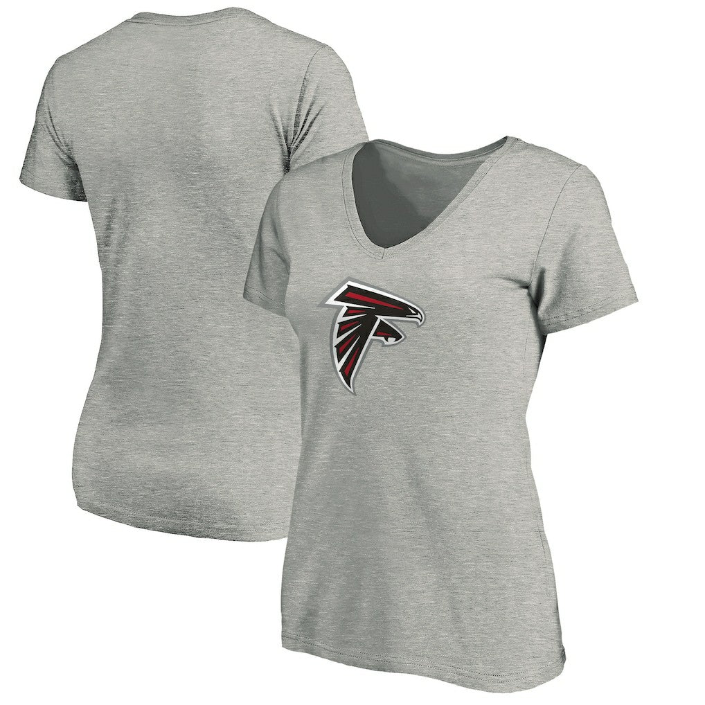 Women's Primary Logo V-Neck T-Shirt - Atlanta Falcons