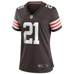 Denzel Ward  Women's Player Game Jersey - Cleveland Browns