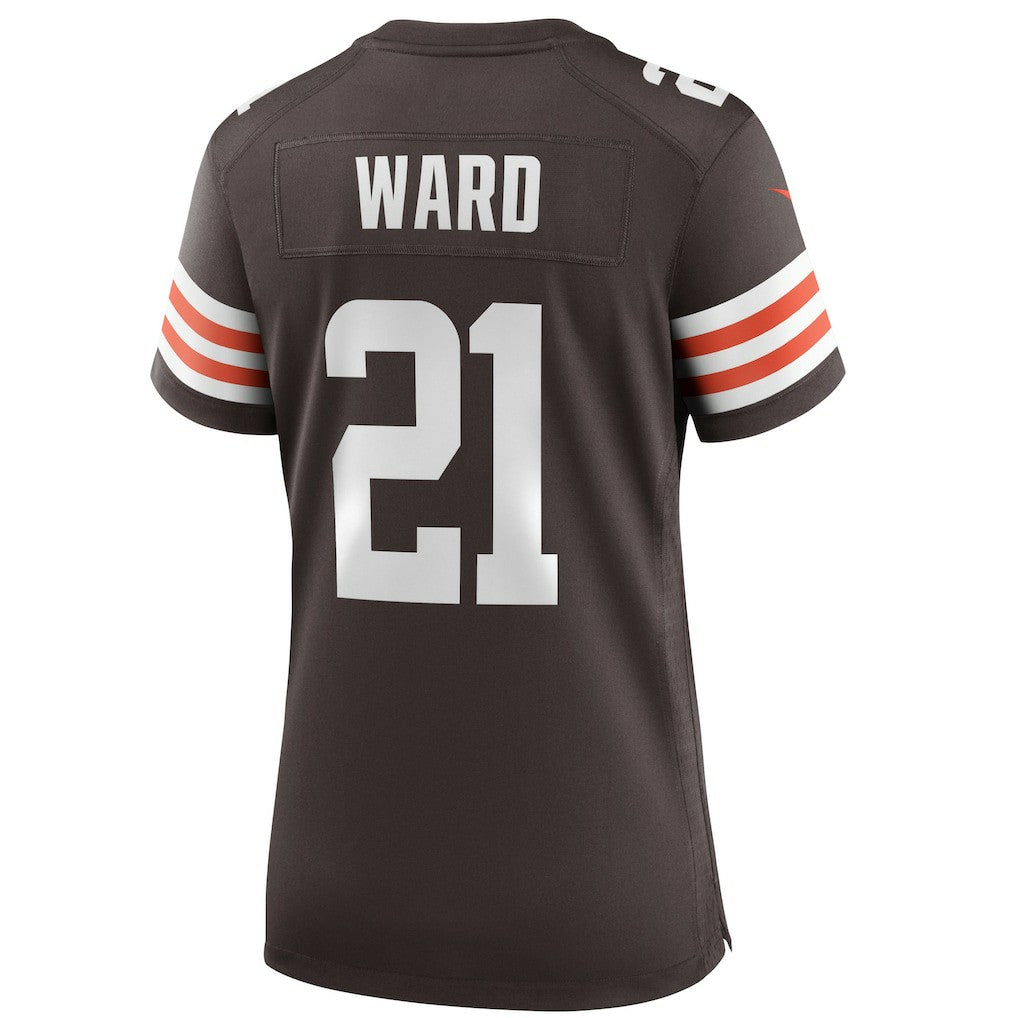 Denzel Ward  Women's Player Game Jersey - Cleveland Browns