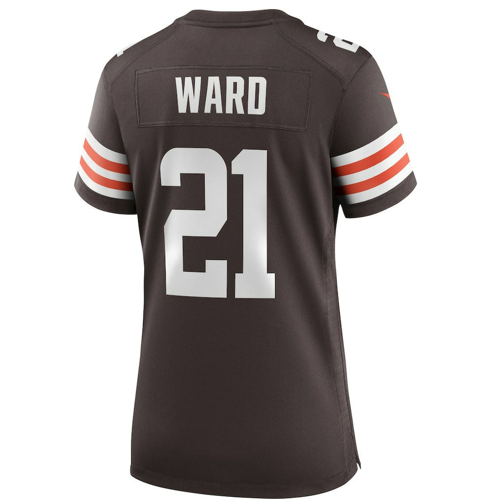 Denzel Ward  Women's Player Game Jersey - Cleveland Browns