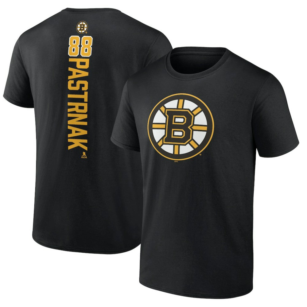 NHL Black David Pastrnak Boston Bruins Playmaker T-Shirt