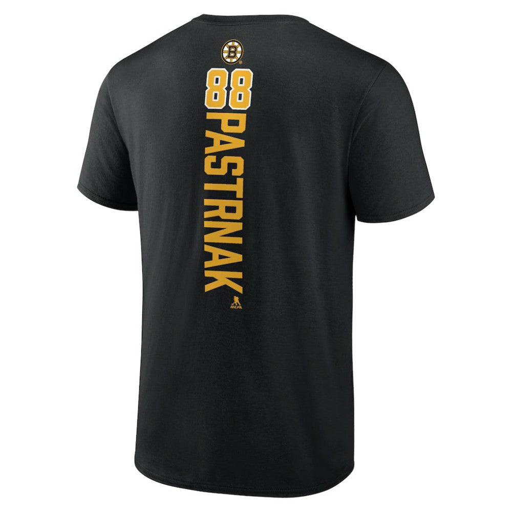 NHL Black David Pastrnak Boston Bruins Playmaker T-Shirt