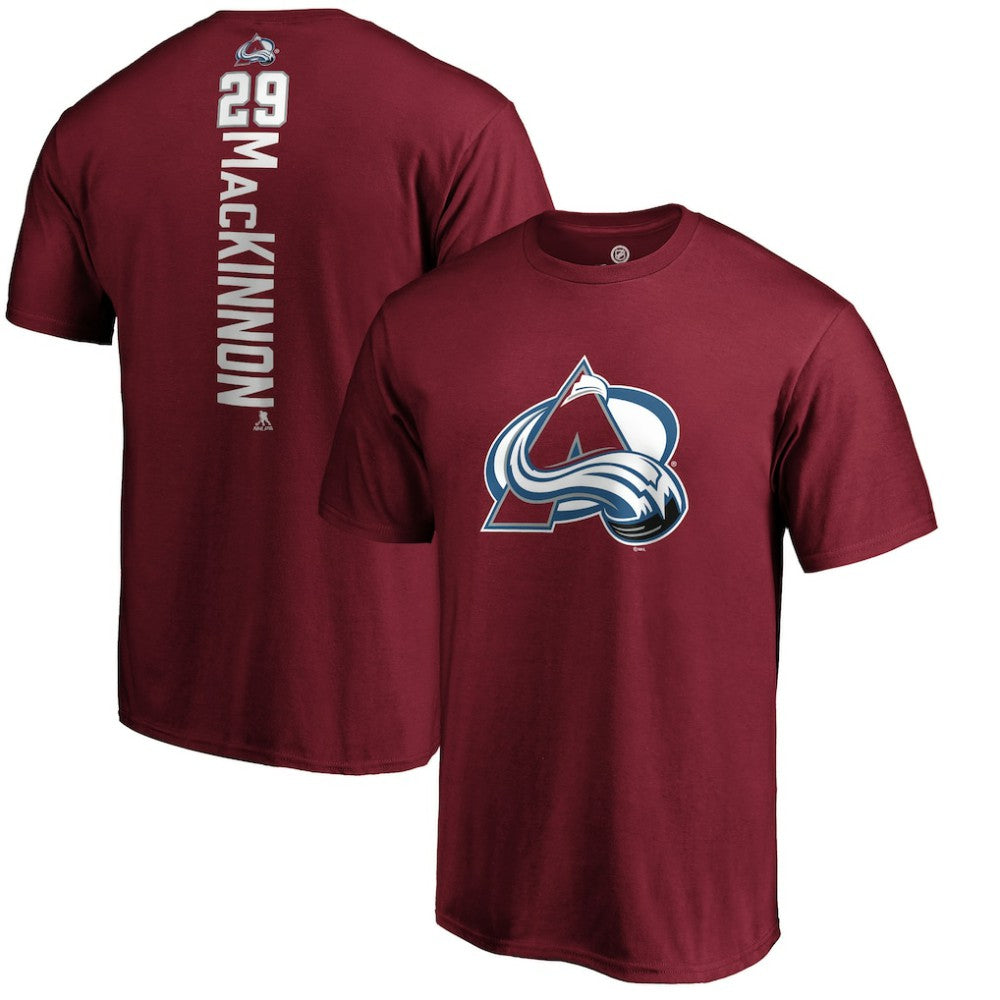 NHL Garnet Nathan MacKinnon Colorado Avalanche Playmaker T-Shirt