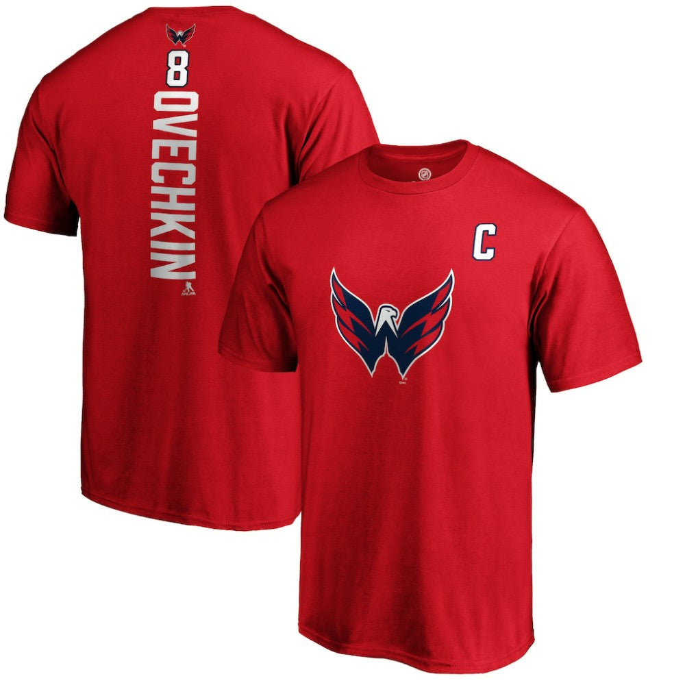 NHL Red Alexander Ovechkin Washington Capitals Playmaker T-Shirt