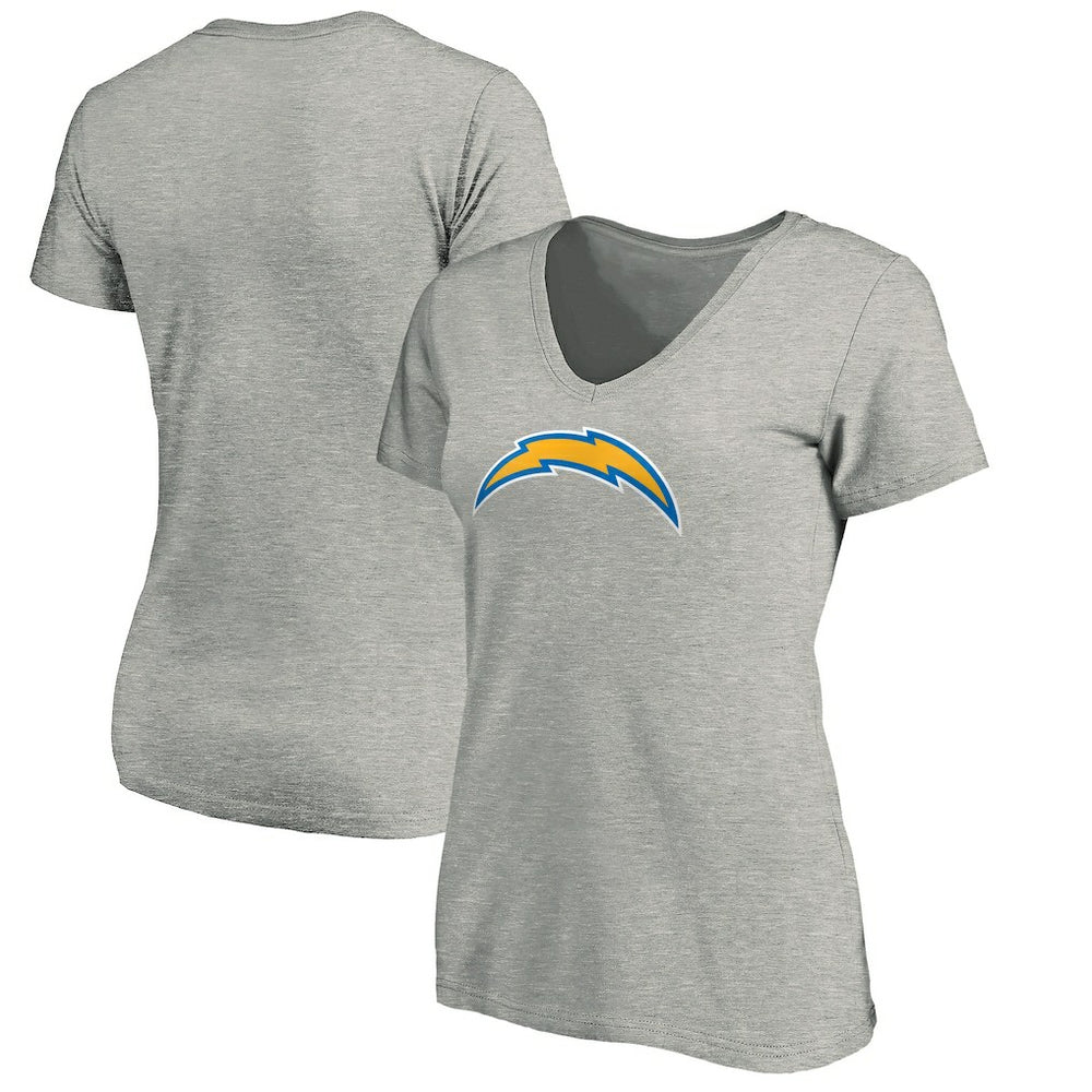 Women's Primary Logo V-Neck T-Shirt - Los Angeles Chargers