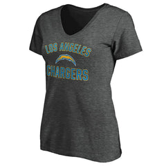 Women's Victory Arch V-Neck T-Shirt - Los Angeles Chargers