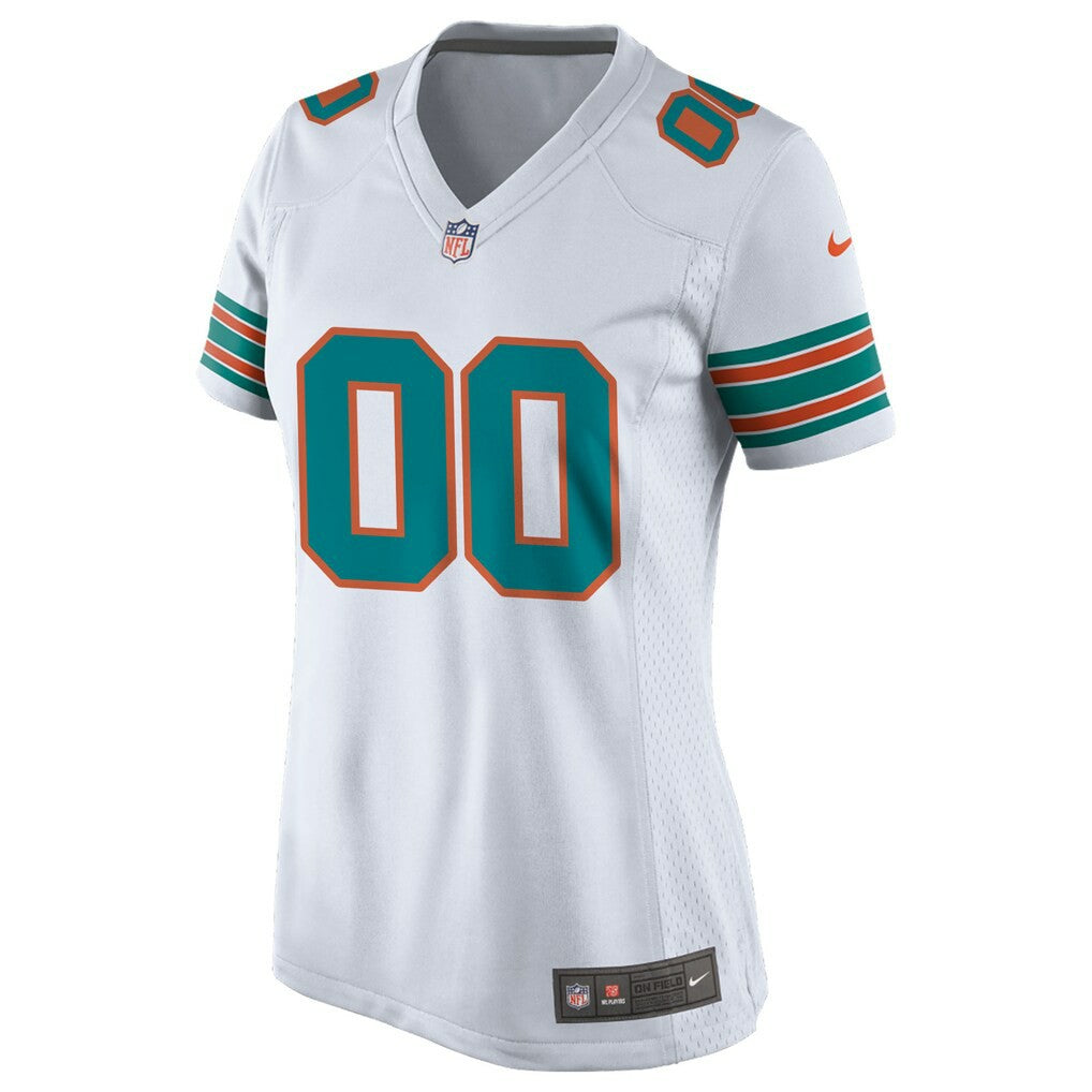 Women's Alternate Custom Game Jersey - Miami Dolphins