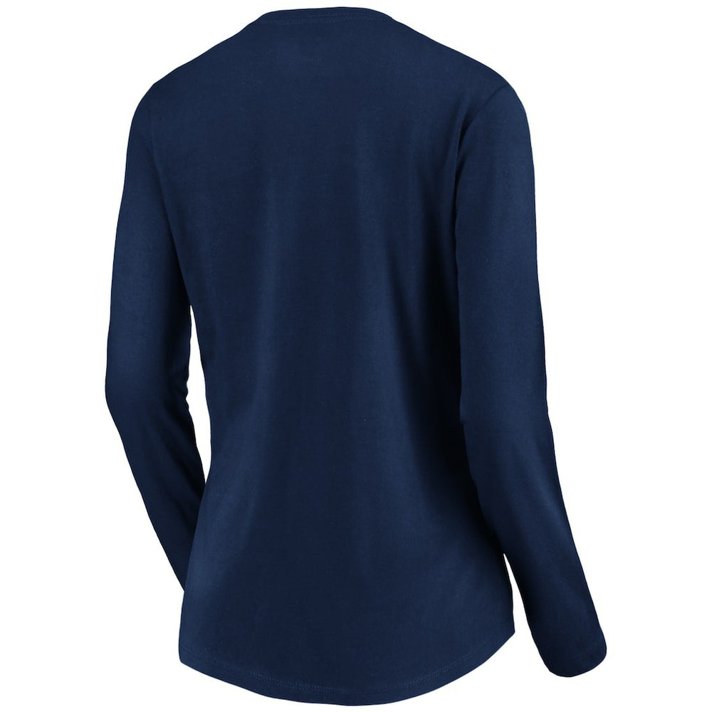 Women's Banner Wave V-Neck Long Sleeve T-Shirt - Indianapolis Colts